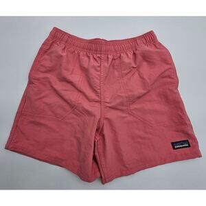 Patagonia Boys XL (14) - 5"  Baggies Lined Shorts - Afternoon Pink
